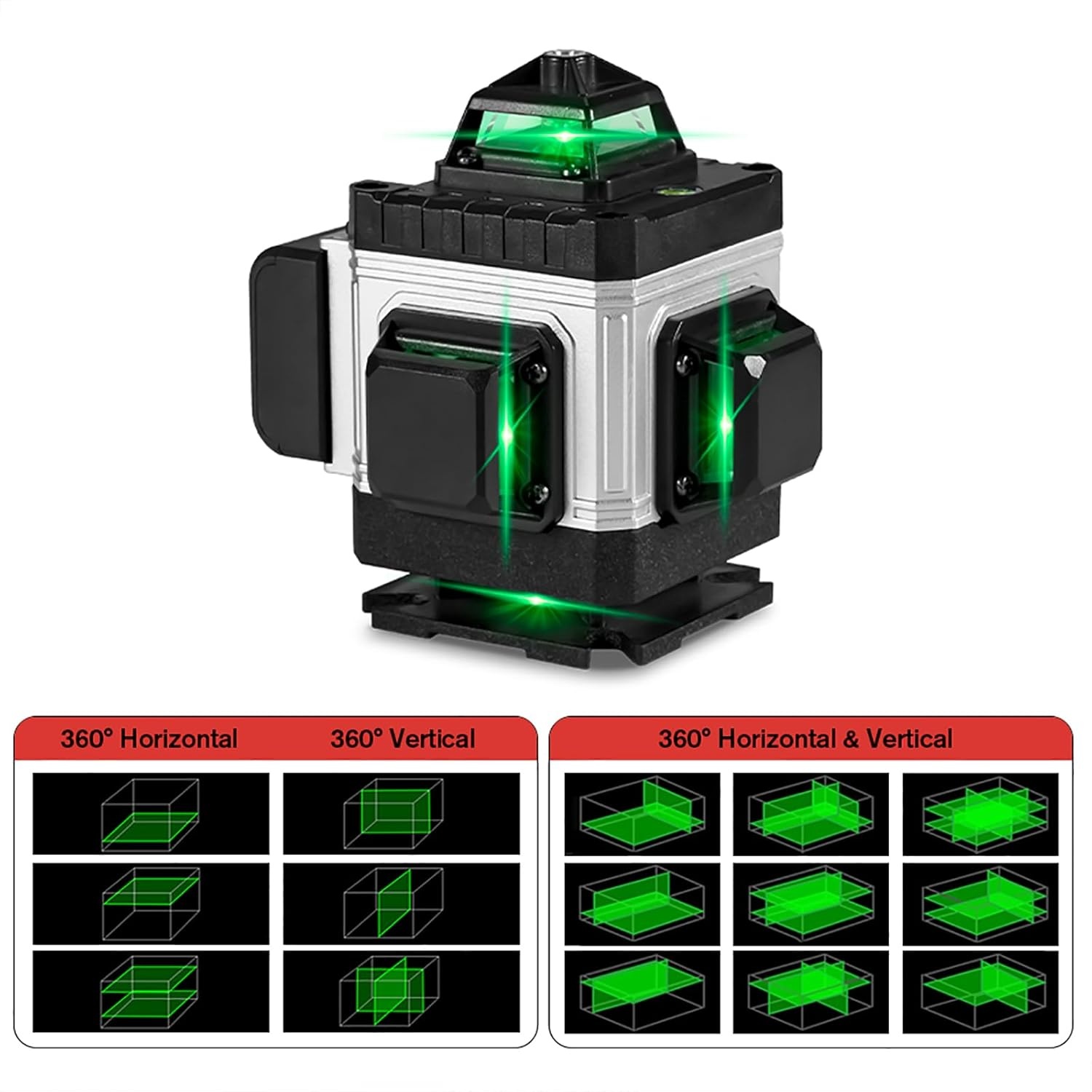Kruislijnlaser 16 lijnen Groen (28% Korting)