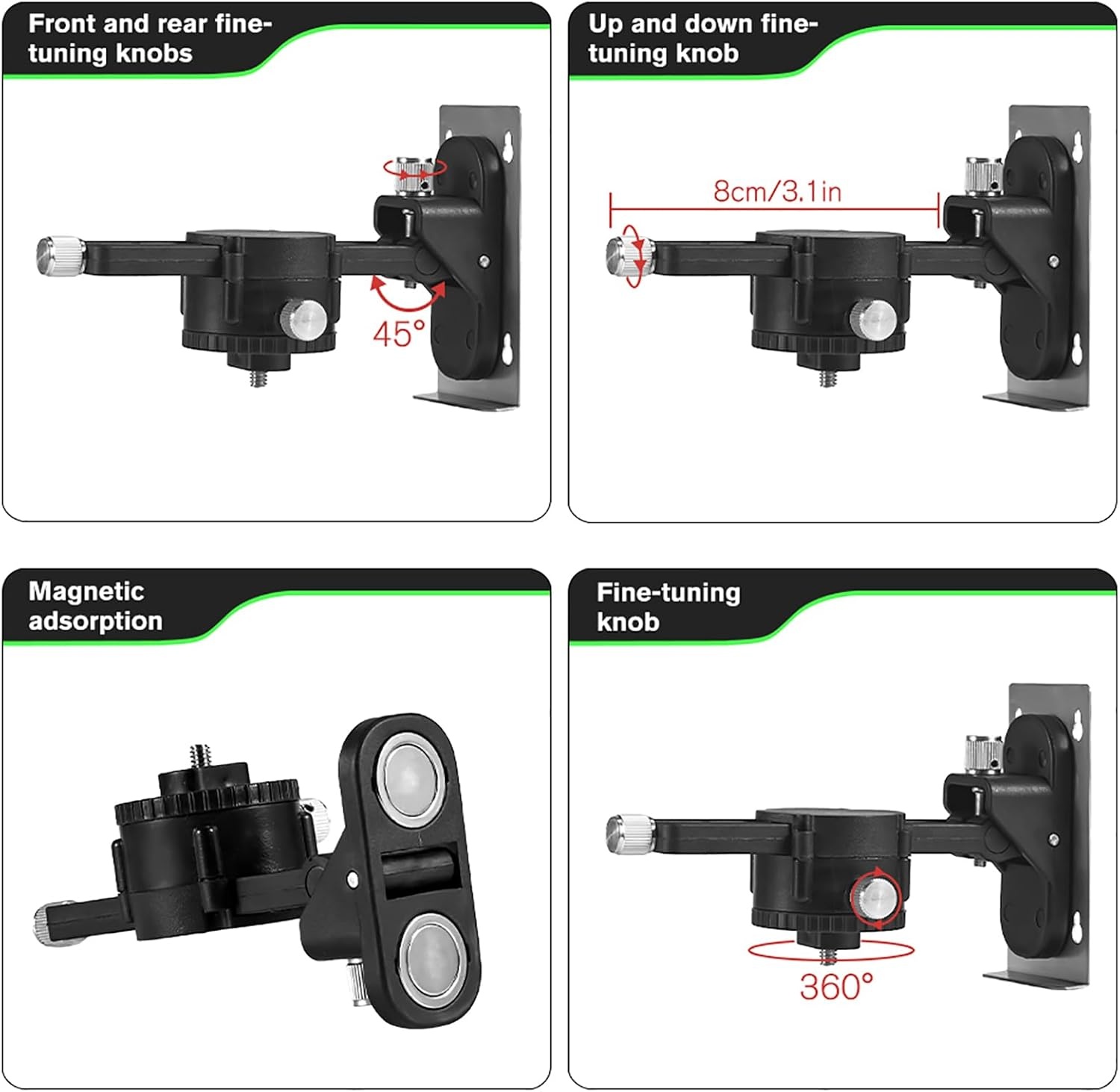 Kruislijnlaser 16 lijnen Groen (28% Korting)