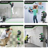 Kruislijnlaser 16 lijnen Groen (28% Korting)