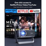 Smart Projector 1080P HD met 30% Korting | Netflix, Wi-Fi 6