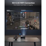 Smart Projector 1080P HD met 30% Korting | Netflix, Wi-Fi 6