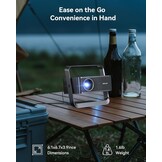 Smart Projector 1080P HD met 30% Korting | Netflix, Wi-Fi 6