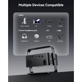 Smart Projector 1080P HD met 30% Korting | Netflix, Wi-Fi 6