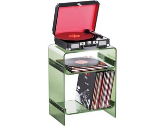 Acryl Bijzettafel Groen (30% Korting) 45x30x58 cm