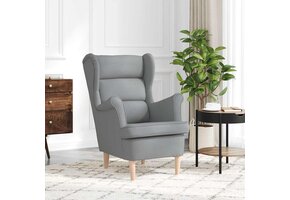 VidaXL Fauteuil Lichtgrijs - 52% Korting!