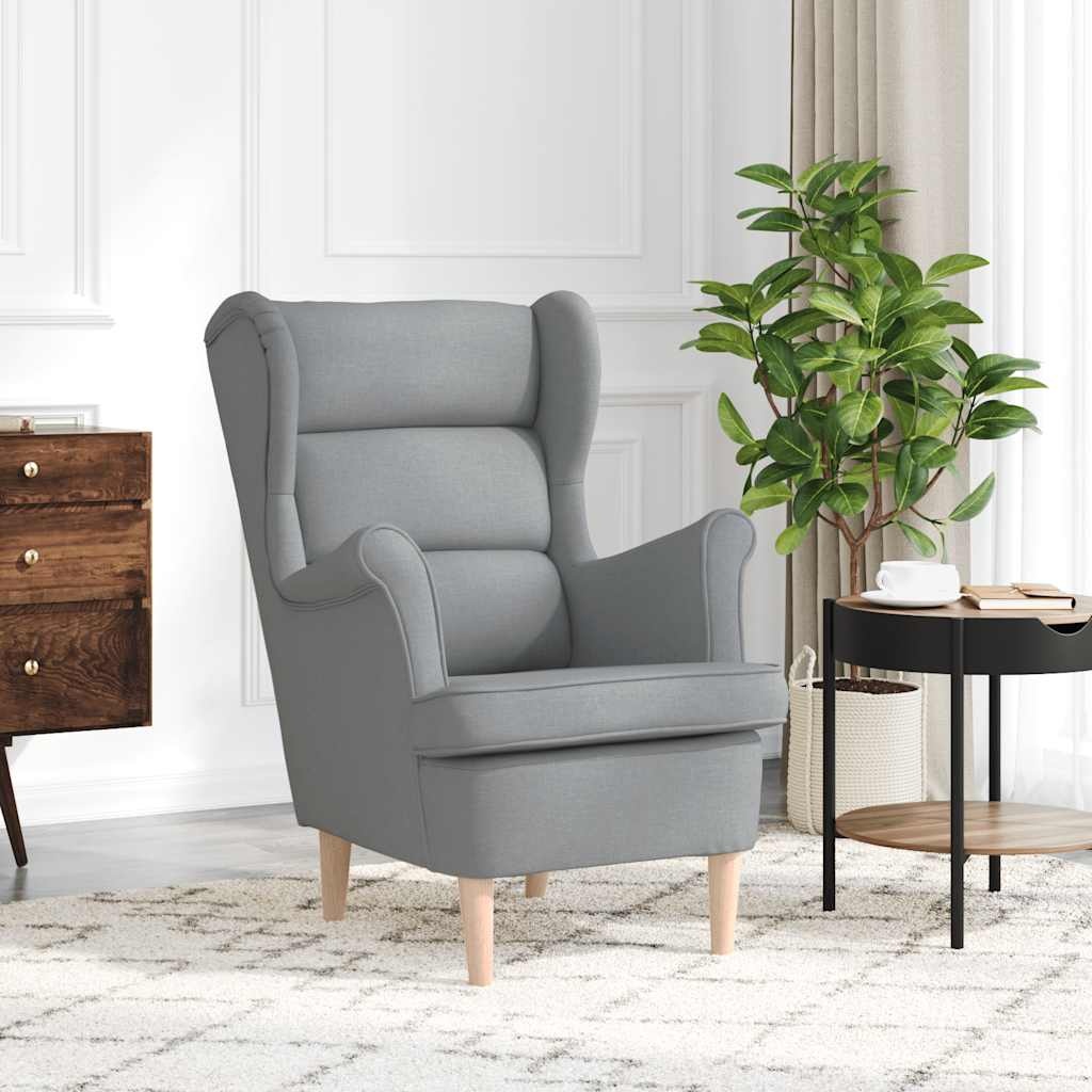 Lichtgrijze Fauteuil (74x84x100 cm) met 61% Korting