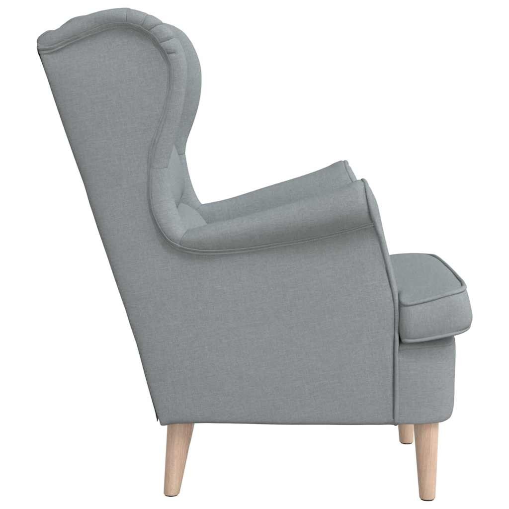 Lichtgrijze Fauteuil (74x84x100 cm) met 61% Korting