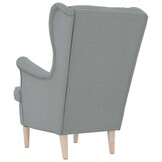 Lichtgrijze Fauteuil (74x84x100 cm) met 61% Korting