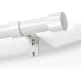 Verstelbare Gordijnroede Wit 76-236 cm (28% Korting)