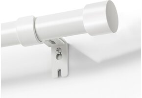 Verstelbare Gardinenstang Wit 76-236 cm | 50% Korting