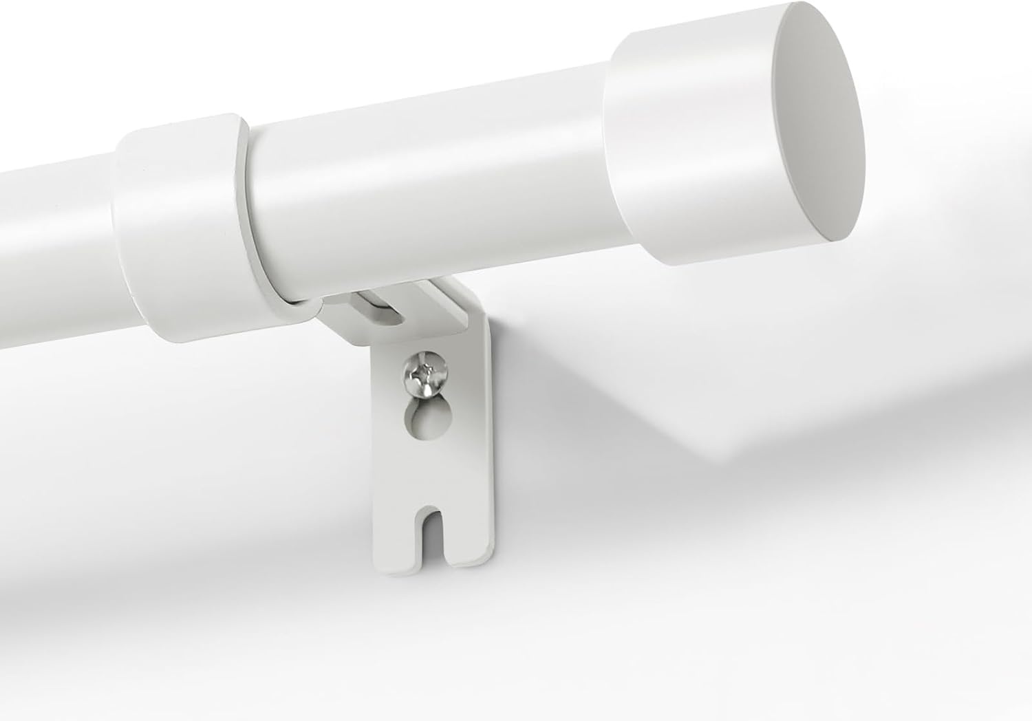 Verstelbare Gordijnroede Wit 76-236 cm (28% Korting)