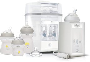 Chicco Babyfles Starterset: Sterilisator & Flessenwarmer (36% Korting!)