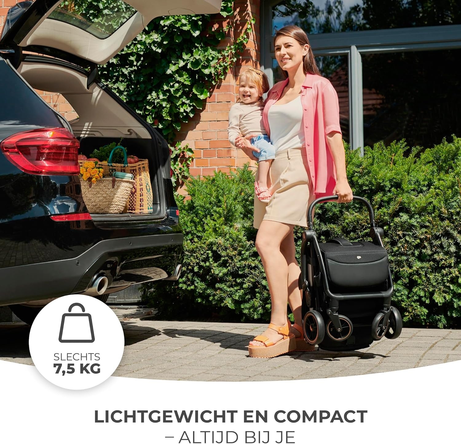 Buggy APINO Inklapbaar - 35% Korting - Grijs