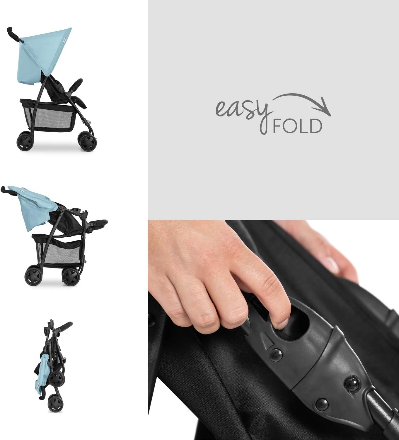 Lichtgewicht Kinderbuggy Blauw - 34% Korting