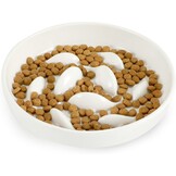 Keramische Slow Feeder Kattenbak met Verhoogde Rand - 27% Korting