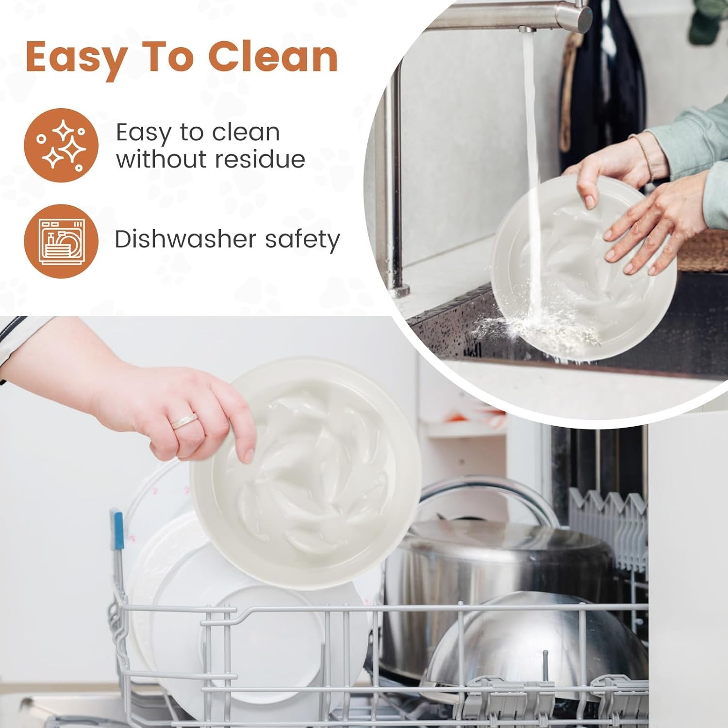 Keramische Slow Feeder Kattenbak met Verhoogde Rand - 27% Korting