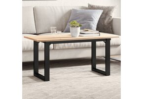 vidaXL Salontafelpoten O-frame Zwart Gietijzer 80x40x43 cm (55% Korting)