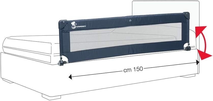 Opvouwbaar Bedhekje Blauw - 150x43 cm - 34% Korting