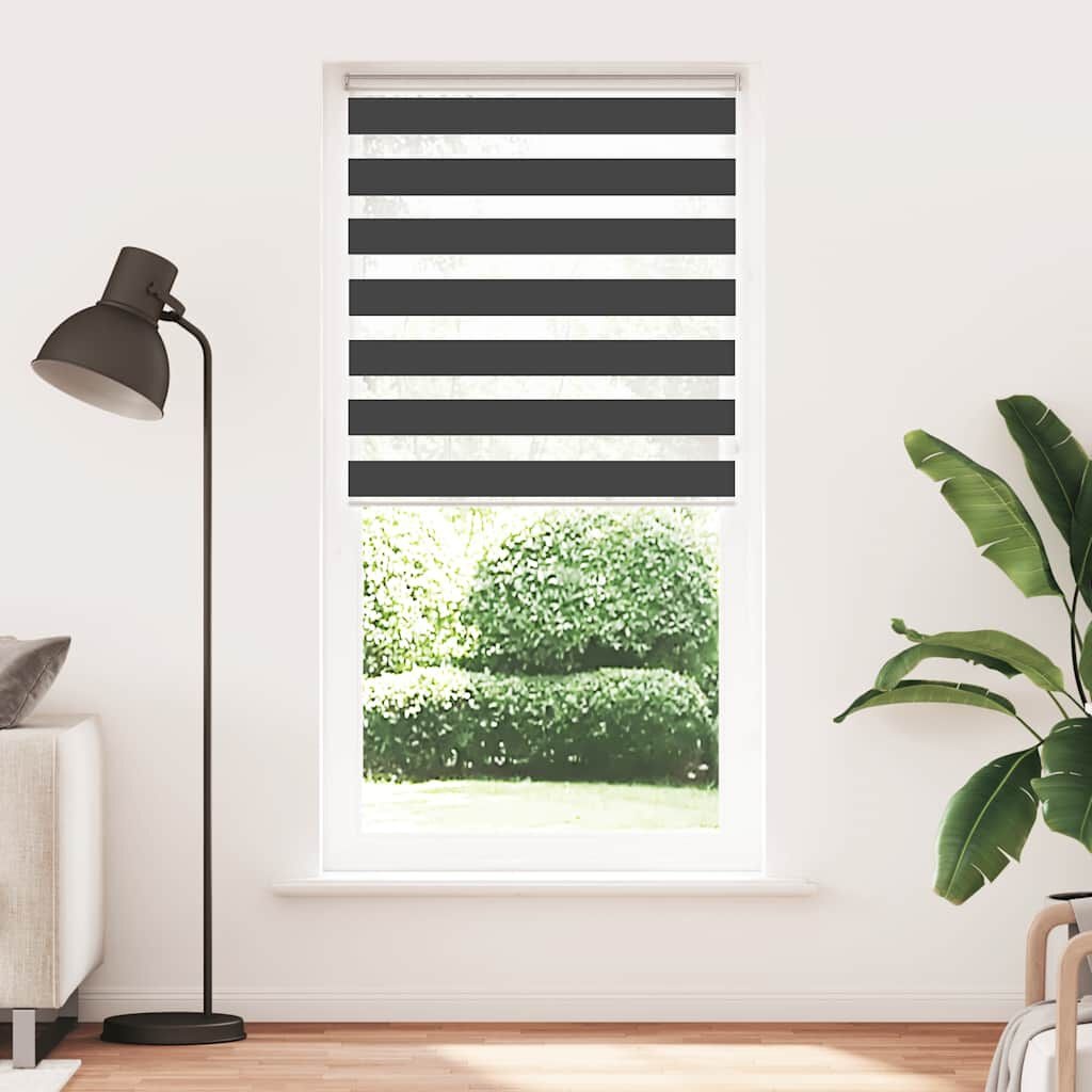 VidaXL Zebra Rolgordijn - Zwart 100x200 cm - 51% Korting!