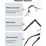 Retro Leesbril Metaal Frame - 35% Korting