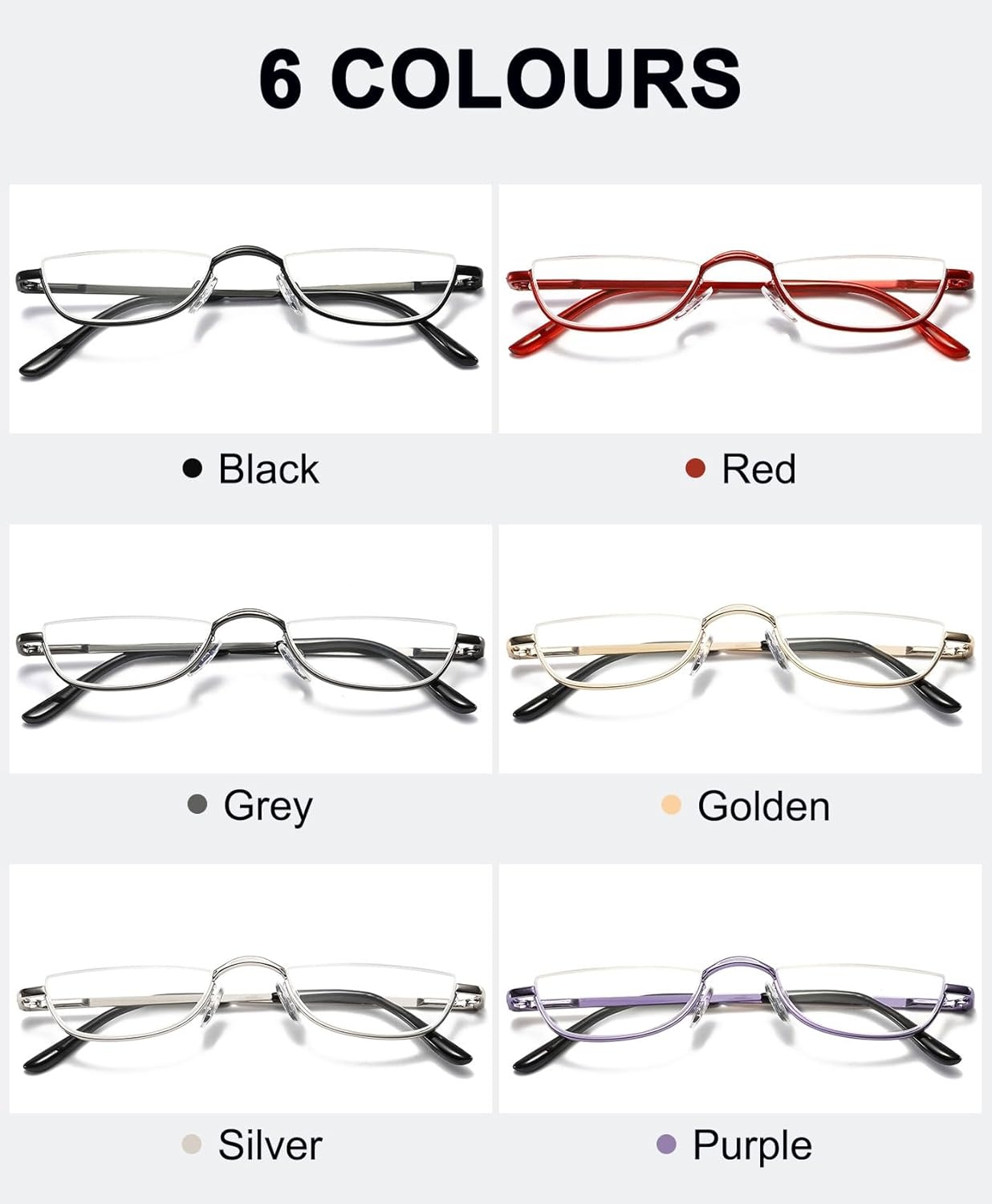 Retro Leesbril Metaal Frame - 35% Korting