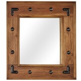 VidaXL Spiegel 50x50cm Massief Acaciahout - 42% Korting!