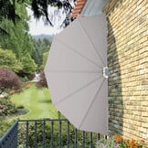 vidaXL Terrasscherm Inklapbaar 160 cm Crème - 46% Korting!