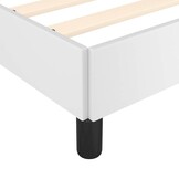 vidaXL Wit Bedframe met Hoofdeinde (100x200cm) - 56% Korting!
