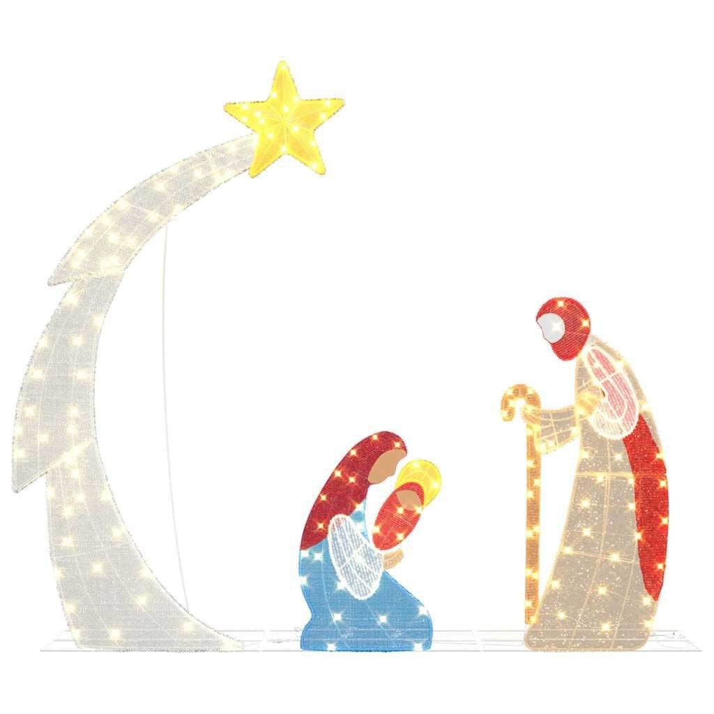 VidaXL Kerststal Scene Warmwit - 72% Korting!