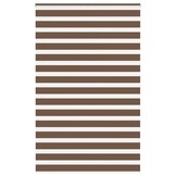 Zebra rolgordijn bruin 140x200 cm - 50% korting
