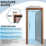 Zwarte Magnetische Hordeuren met Vliegengaas - 95x215 cm - 68% Korting!