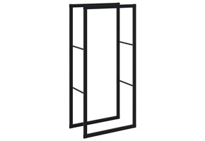 VidaXL Haardhoutrek Staal Zwart 55x30x116 cm - 62% Korting!