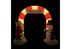 Opblaasbare Kerstboog met LED - 260 cm - 52% Korting