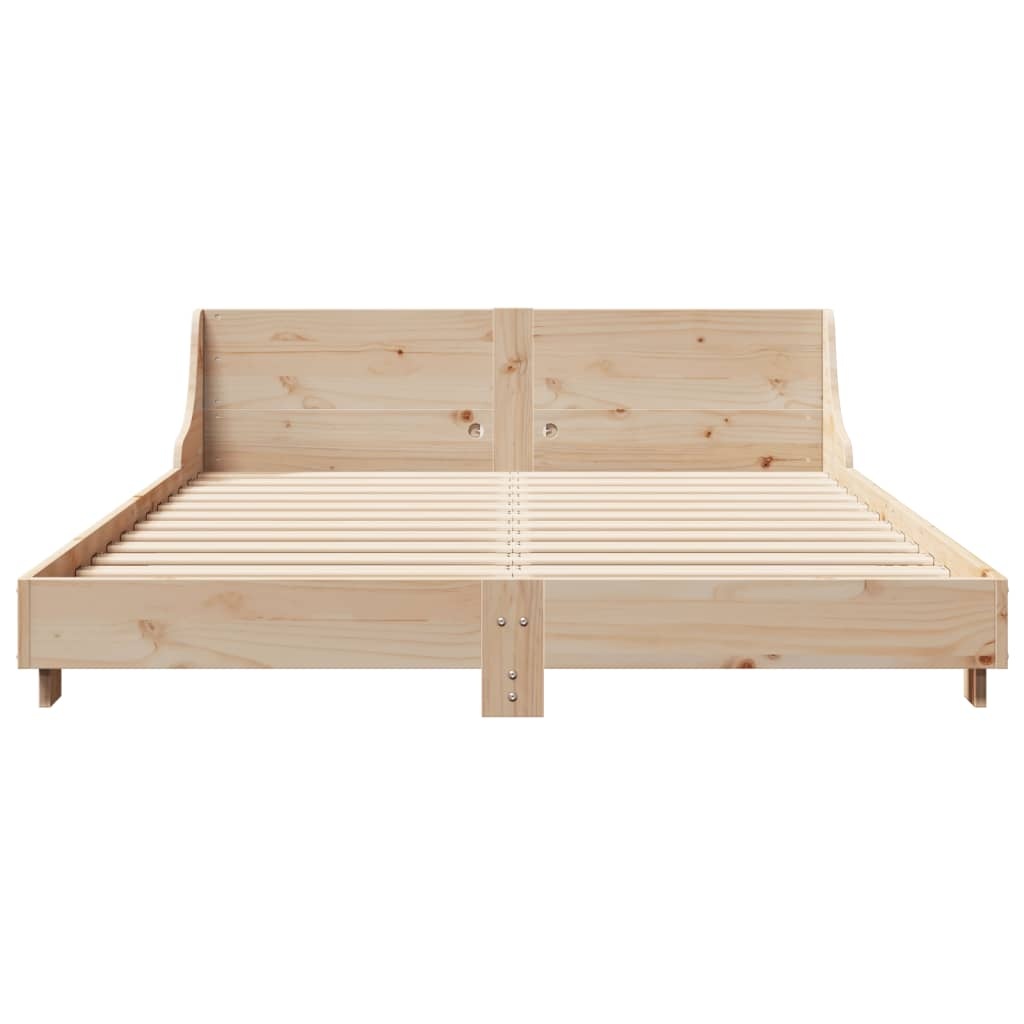 vidaXL Grenenhouten Bedframe 120x200 cm - 59% Korting
