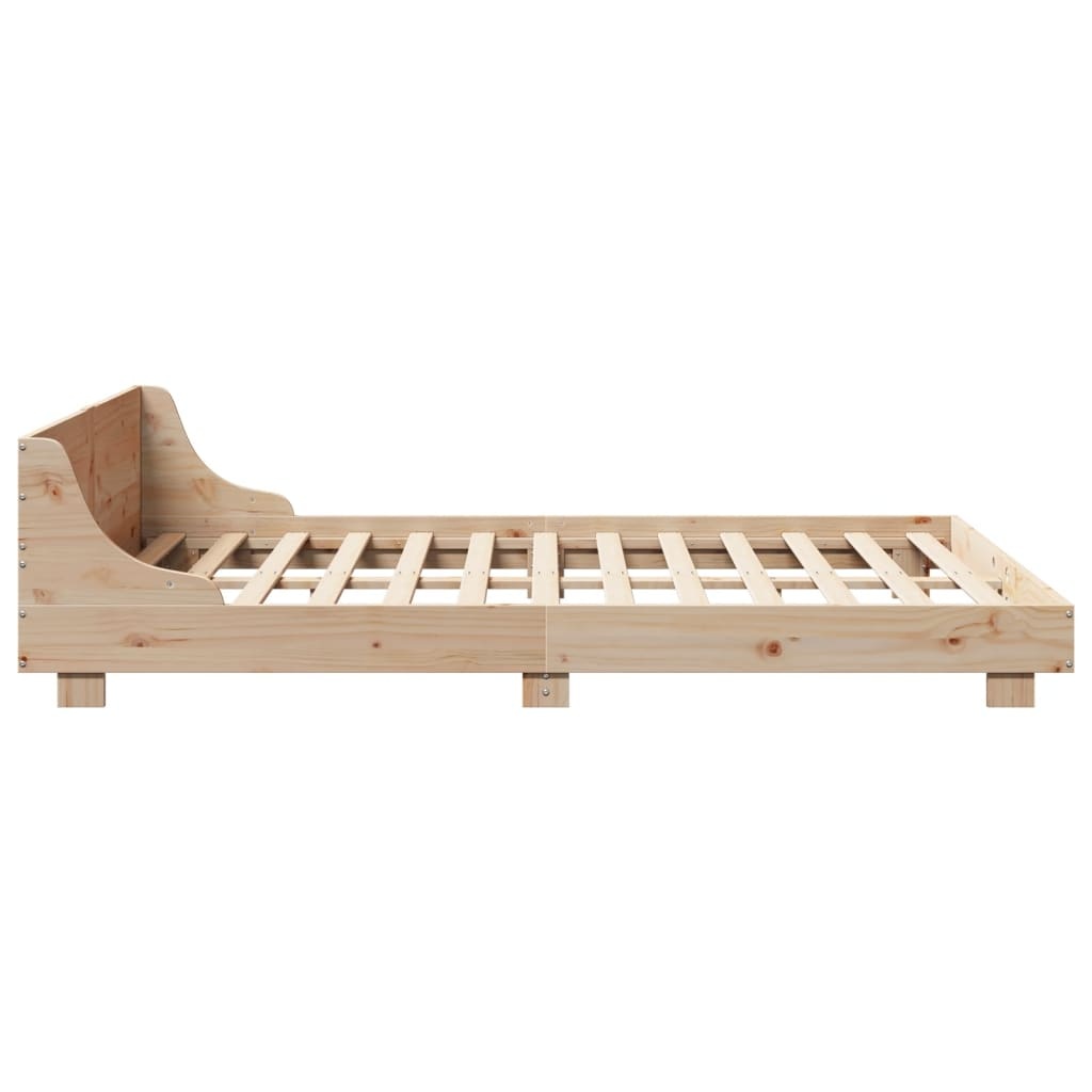 vidaXL Grenenhouten Bedframe 120x200 cm - 59% Korting