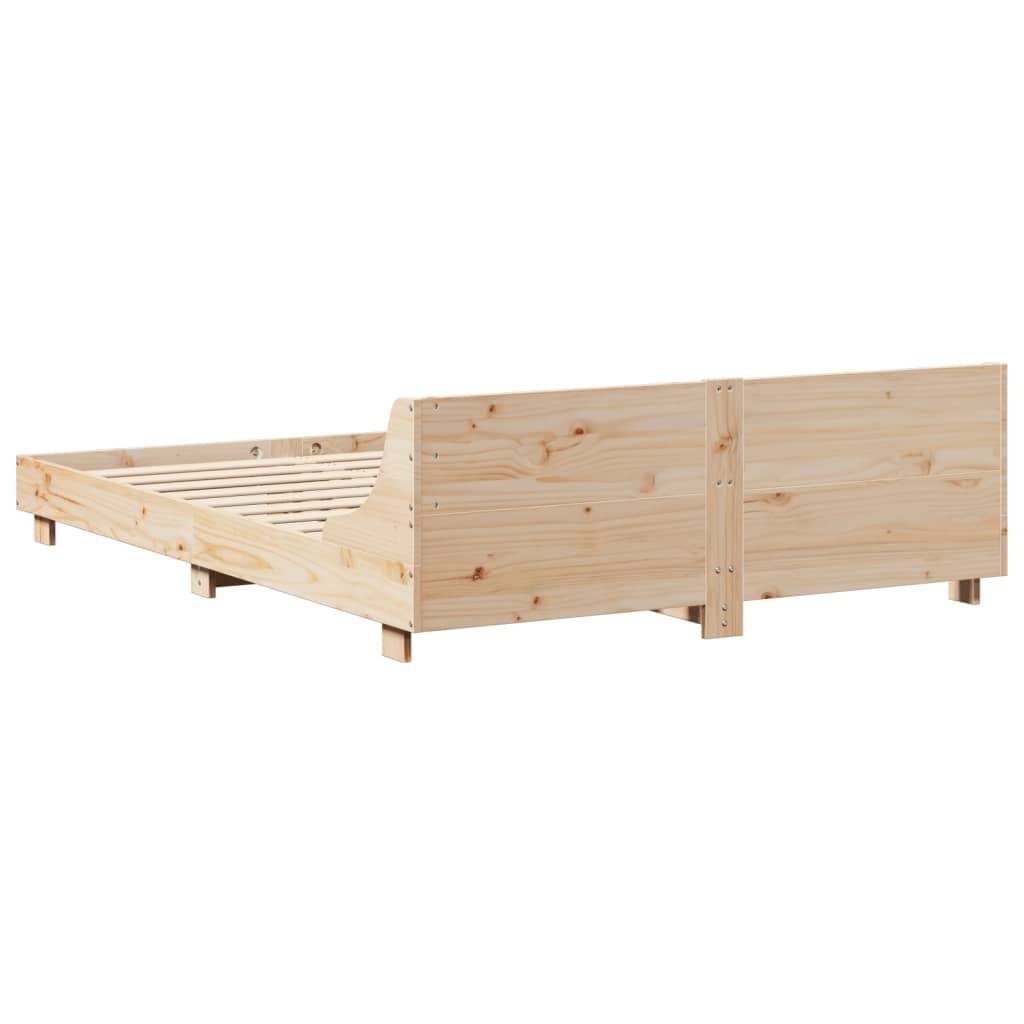 vidaXL Grenenhouten Bedframe 120x200 cm - 59% Korting