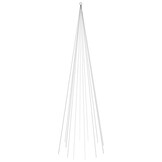 vidaXL Kerstboom Vlaggenmast 732 LED's Warmwit 500 cm - 55% Korting!