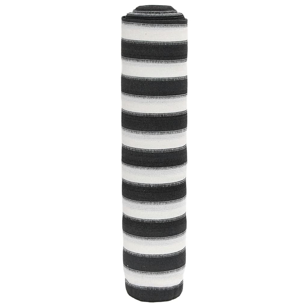 VidaXL Privacynet 1,8x25m HDPE Antraciet/Wit - 36% Korting!