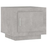 vidaXL Salontafel (55% Korting) - Bewerkt Hout, Betongrijs