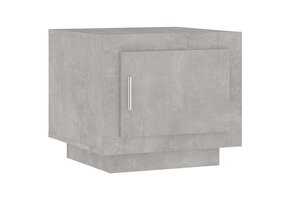 Bewerkt Hout Salontafel Betongrijs 51x50x45 cm - 46% Korting!