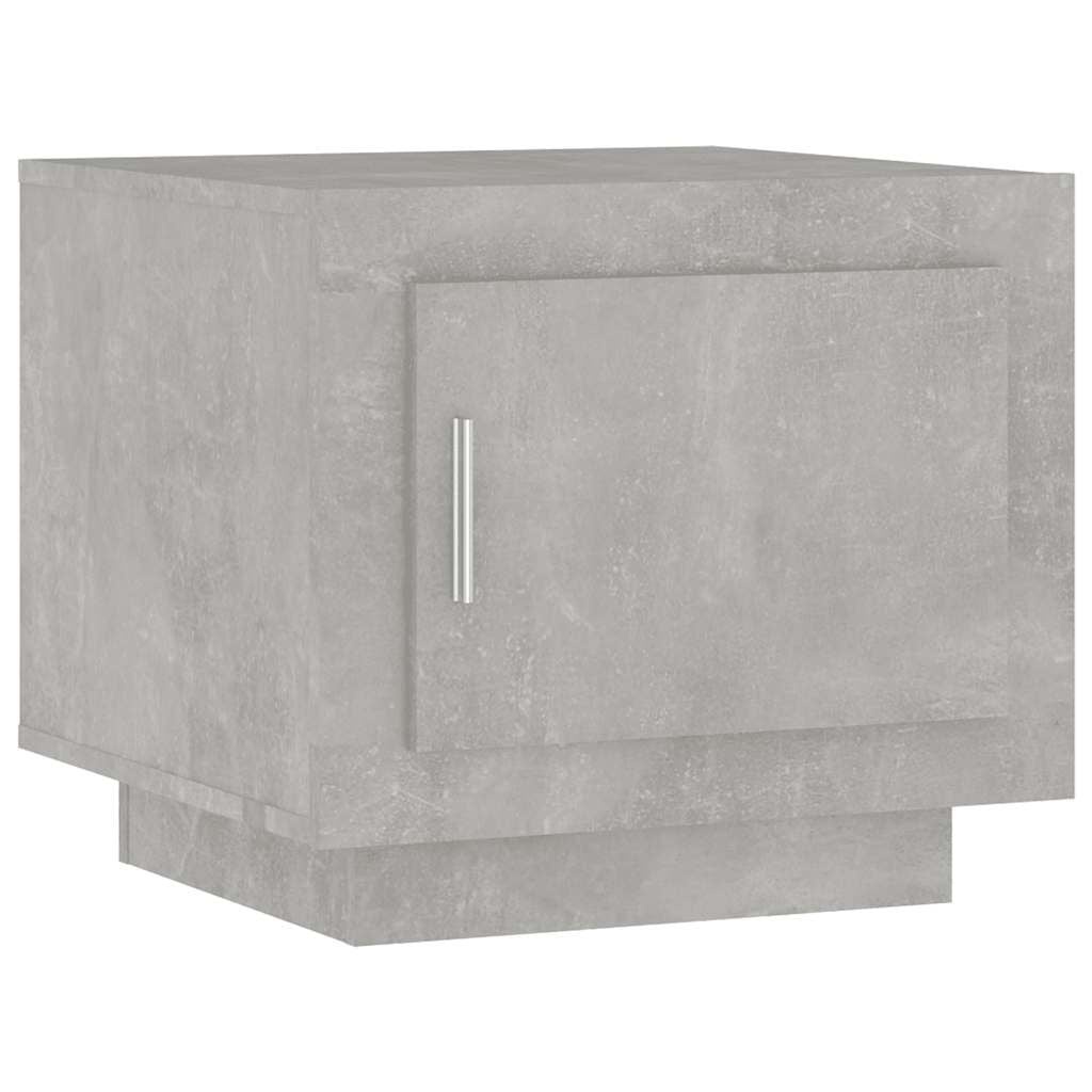 vidaXL Salontafel (55% Korting) - Bewerkt Hout, Betongrijs