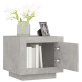 vidaXL Salontafel (55% Korting) - Bewerkt Hout, Betongrijs