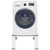 vidaXL Wasmachine Sokkel met 2 Uittrekbare Planken - Wit (41% Korting)