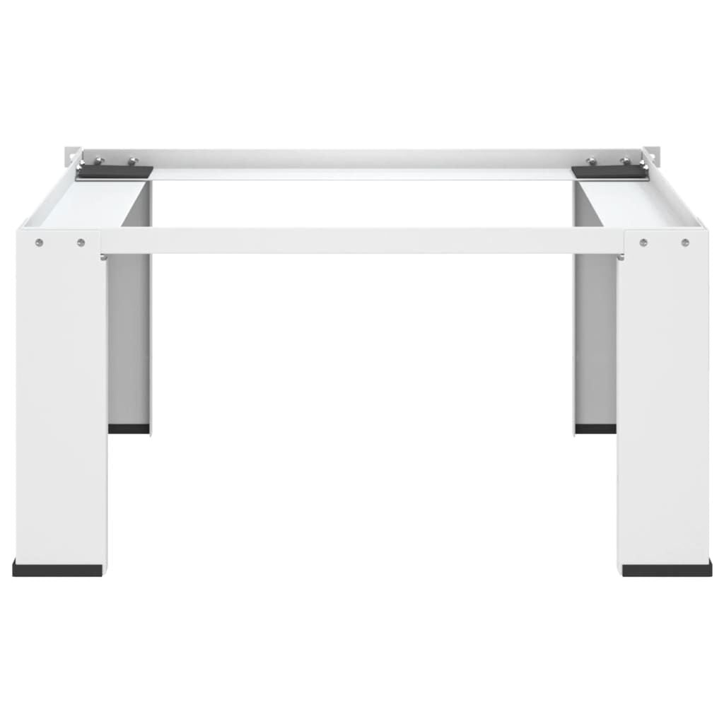 vidaXL Wasmachine Sokkel met 2 Uittrekbare Planken - Wit (41% Korting)