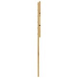vidaXL Hoofdeinde 120 cm Eikenhout - 60% Korting