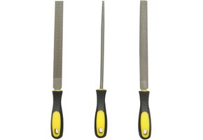 3-delige Vijlset 20cm Metaal/Hout - 60% Korting!