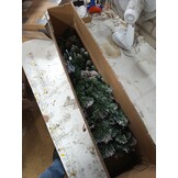 Smal PVC Kerstboom 150cm Groen met Standaard - 70% Korting