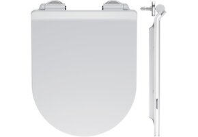 D-vorm Toiletbril Duroplast Softclose - 41% Korting