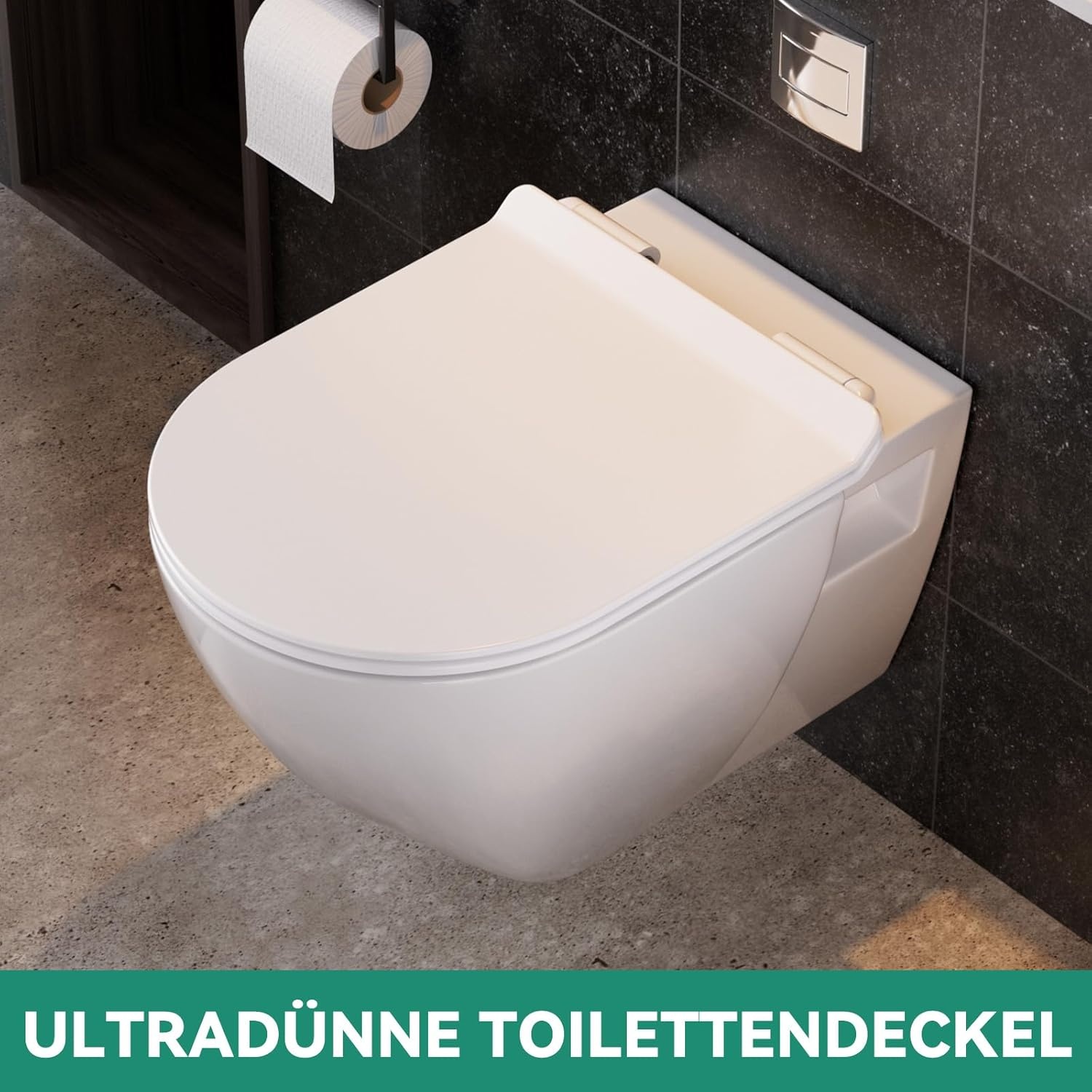 D-vorm WC-bril Duroplast - 35% Korting