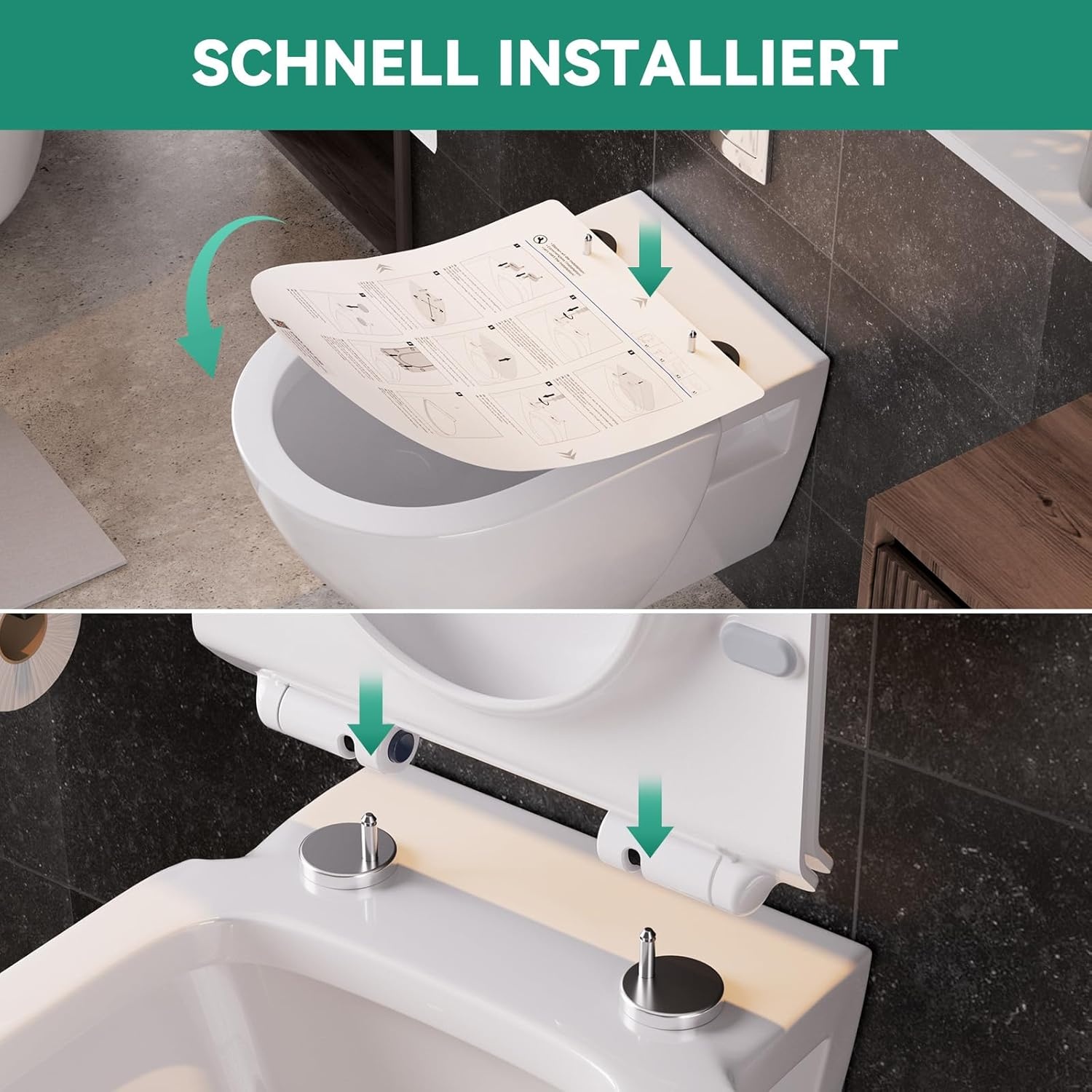 D-vorm WC-bril Duroplast - 35% Korting